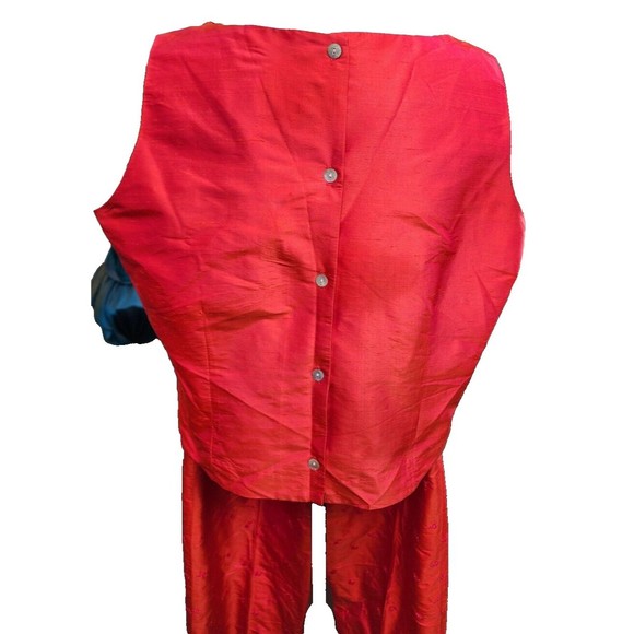 K.A.T.E. for Concept Clothing 3 Piece Silk Womens Outfit Embroidered Size XL - Picture 7 of 16